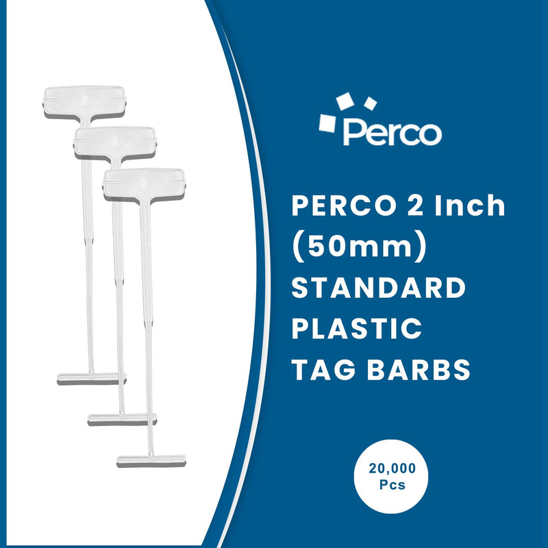 [Australia - AusPower] - Perco Regular Plastic Tag Barbs T Mould, Suitable for Standard Tagging Gun, 20,000 Pcs 