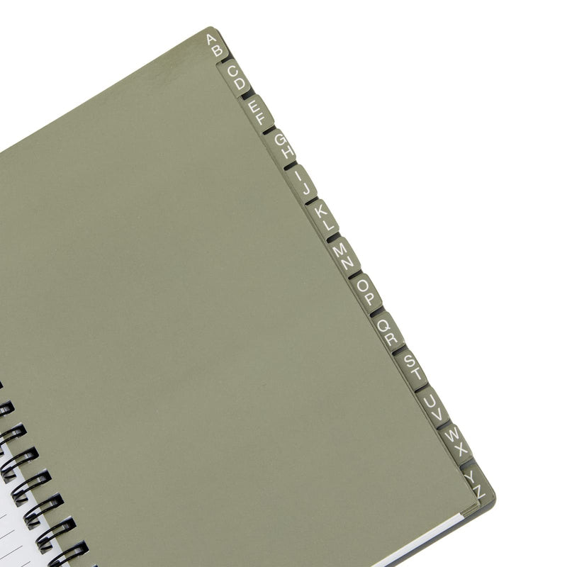 [Australia - AusPower] - Password Book with Alphabetical Tabs, Spiral Bound Internet Address Keeper Logbook (2 Pack, 6x7 in) 