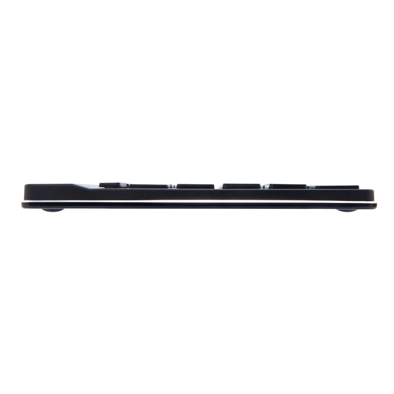 [Australia - AusPower] - R-Go Tools Compact Slim Ergonomic Wired-USB-C Keyboard for PC/Computer/Desktop/Windows/Linux/Mac QWERTY (US), Break LED Function, Black 