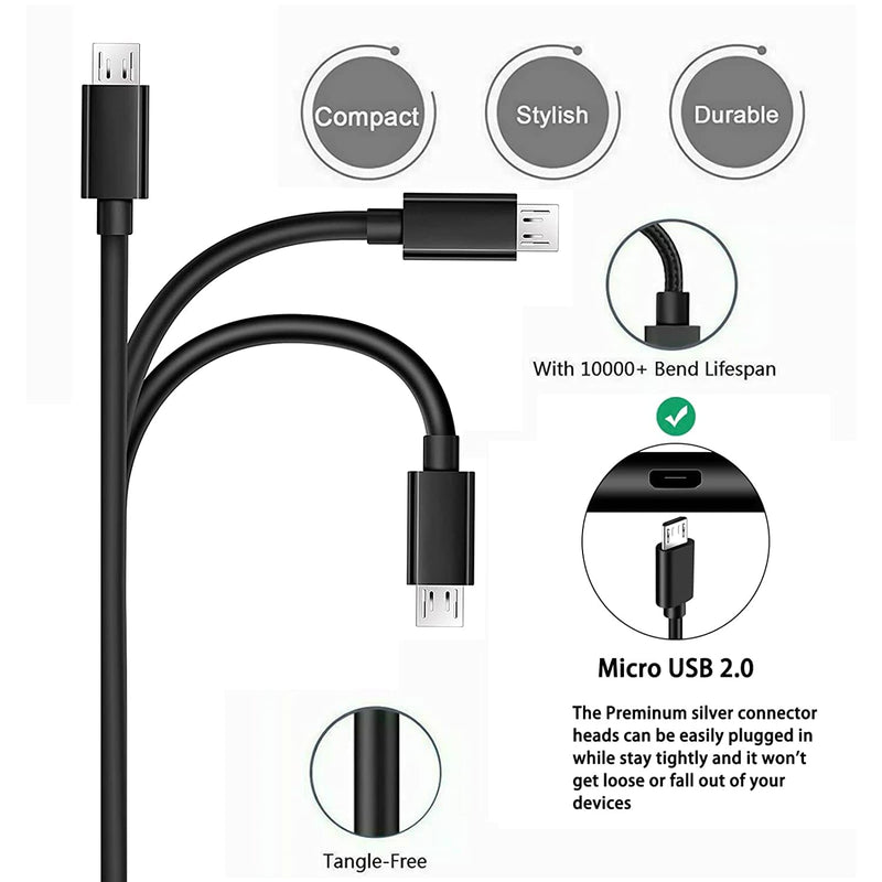 [Australia - AusPower] - USB Charger Charging Cable Cord Wire Compatible for Logitech MX Master 2S/ MX Anywhere 2/MK875/MX Ergo/MX Ergo Plus/Performance MX/ G502/ K800/G915 TKL & More USB Mirco Port Mouse/Keyboard 