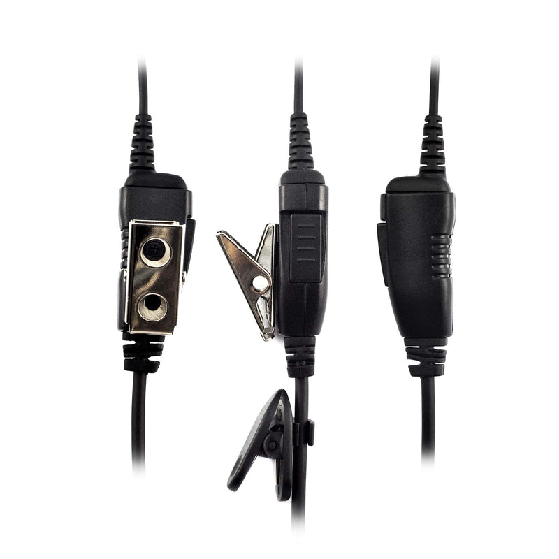 [Australia - AusPower] - ProMaxPower Single Wire Security & Surveillance Clear Acoustic Tube Earpiece Headset with PTT Button Mic for Kenwood, Baofeng & Retevis Radios H-777, BF-888s, UV-5R, UV-82, RT22, TK-2100 