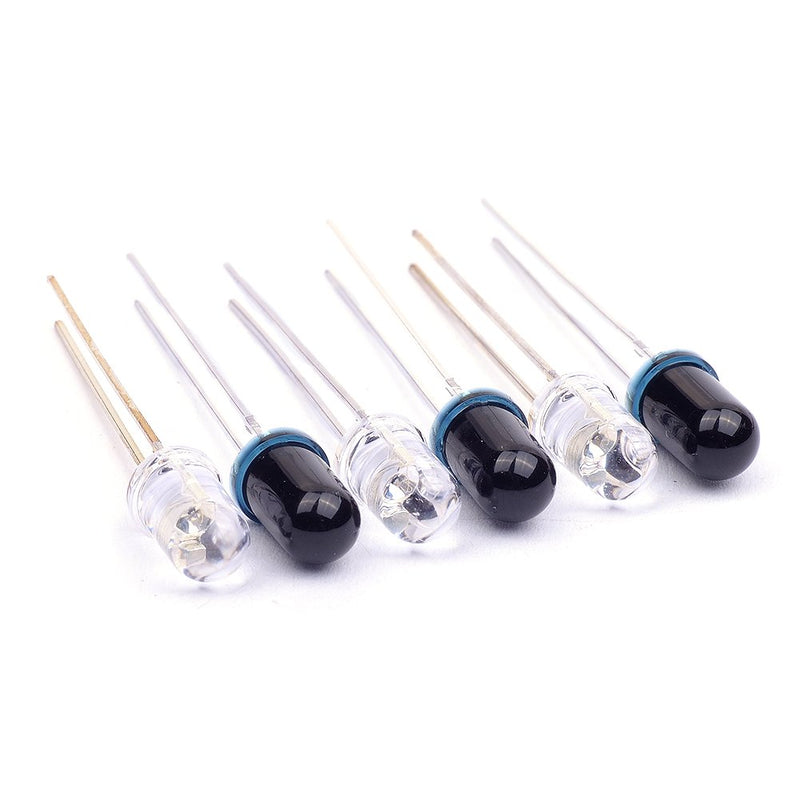 [Australia - AusPower] - Cylewet 30Pcs 5mm 940nm LEDs Infrared Emitter and IR Receiver Diode for Arduino (Pack of 30) CYT1057 