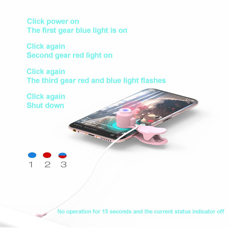 [Australia - AusPower] - Auto Clicker for Phone Automatic Phone Screen Tapper, Simulated Finger Clicking USB Simulator for Gaming, Shopping, Giving a Like in Tiktok, Lightning Deal, Live Broadcasts, Reward Tasks (Pink) Pink 