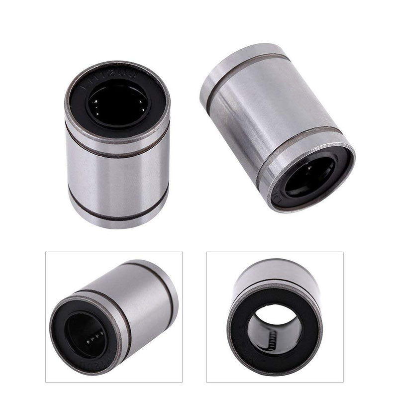 [Australia - AusPower] - 10pcs LM12UU 12mm Linear Motion Ball Bearing Bushing for 12mm Rod 3D Printer CNC Parts 