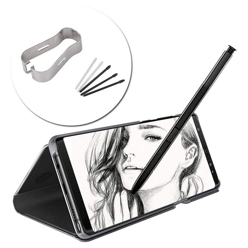 [Australia - AusPower] - Replacement S Pen Tips Nibs, Stylus Pen Refill Tool Set for Samsung Galaxy Note 8/9 Tab S3/4(Black) Black 
