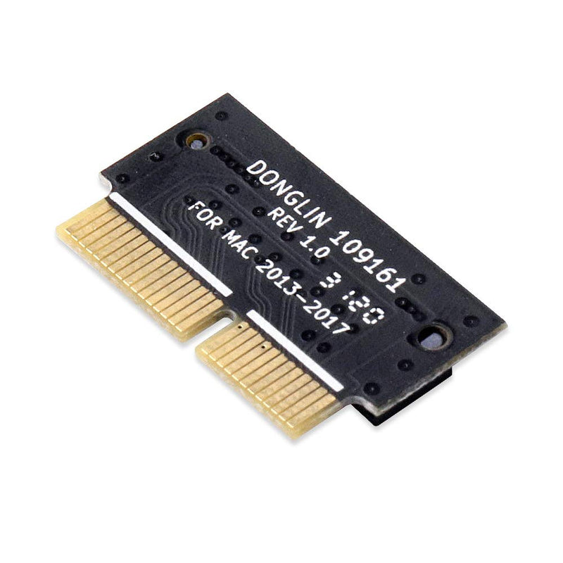 [Australia - AusPower] - HUYUN M.2 NVME SSD Convert Adapter for MacBook Air Pro Retina Mid 2013 2014 2015 2016 2017 NVME & AHCI SSD Upgraded Fit for A1465 A1466 A1398 A1502 (1X M.2 NVME SSD Convert Adapter) 1X M.2 NVME SSD Convert Adapter 
