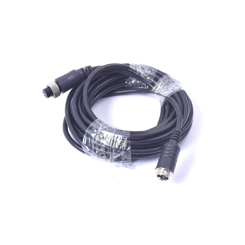 [Australia - AusPower] - 16FT 5M EKYLIN Car Video Extension Cable 4-Pin Aviation Waterproof Shockproof for CCTV Rearview Camera Truck Trailer Camper Bus Motorhome Vehicle Backup Monitor System 5m/16ft 