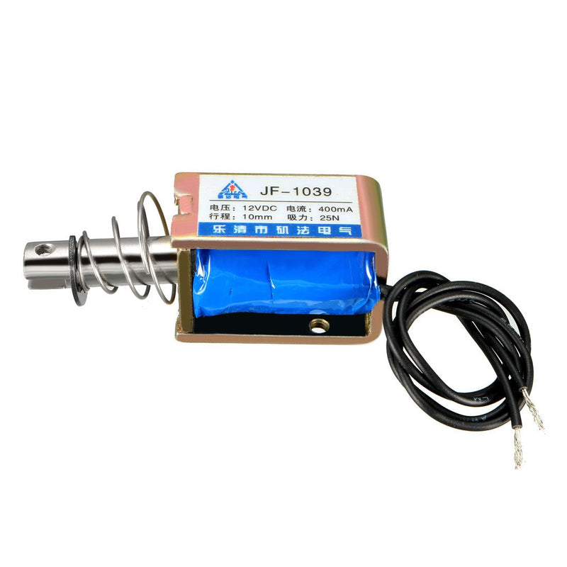 [Australia - AusPower] - uxcell DC 12V 25N 10mm Stroke Pull Type Open Frame Solenoid Electromagnet Linear Motion JF-1039 