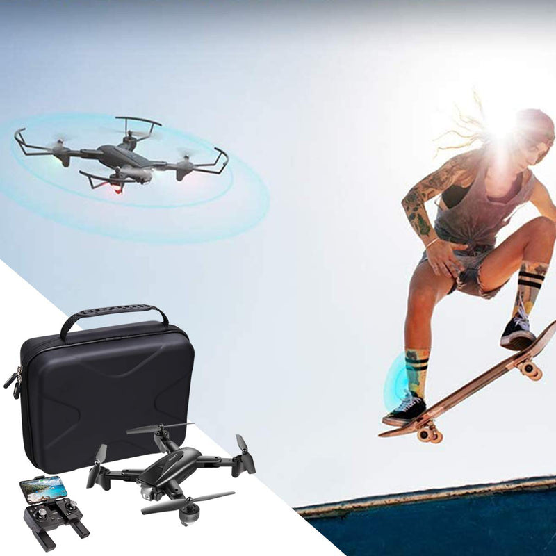 [Australia - AusPower] - Aproca Hard Travel Storage Carrying Black Case for SNAPTAIN SP500 Foldable GPS FPV Drone 