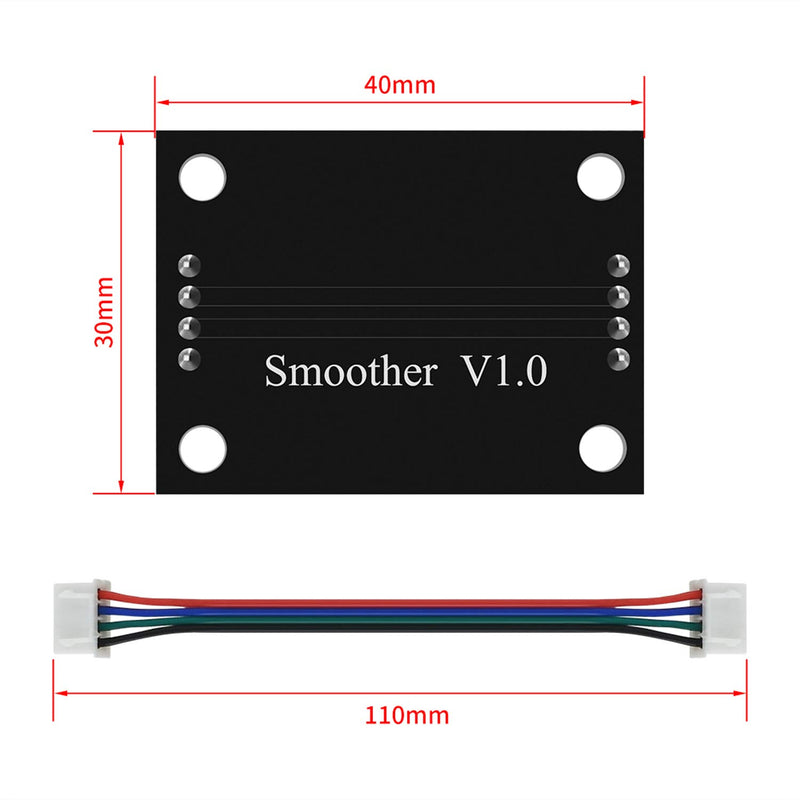 [Australia - AusPower] - Usongshine 2 Pcs TL Smoother Addon Module 3D Printer Accessories Filter for Pattern Elimination Motor Clipping Filter 3D Pinter Motor Drivers 