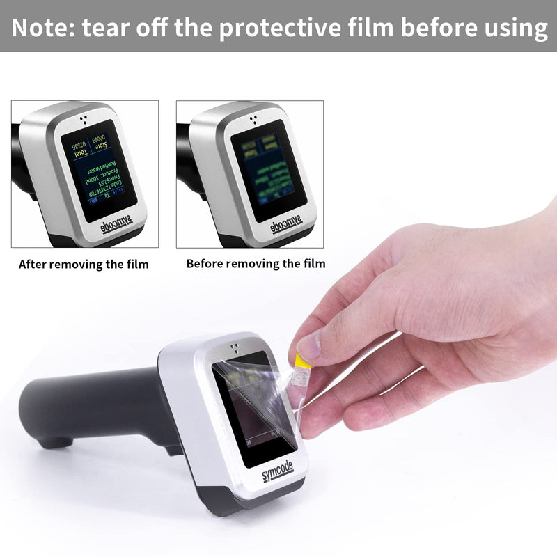 [Australia - AusPower] - Symcode 2D QR Bluetooth Barcode Scanner with Screen Display with Charging Base,3 in 1 Compatible with Bluetooth & 2.4GHz Wireless & Wired Connection with 1.8 inch TFT Color LCD Screen 