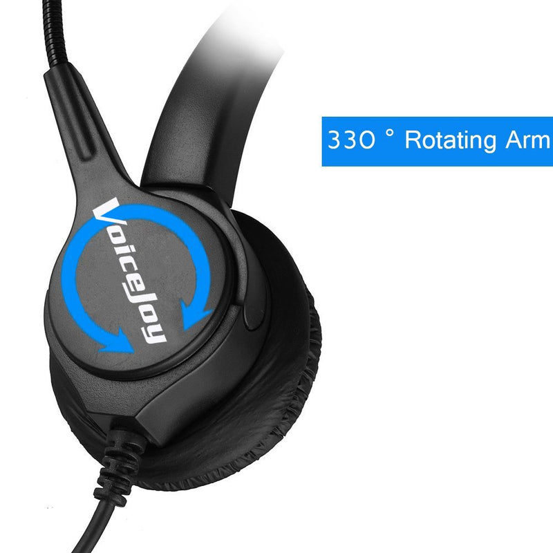 [Australia - AusPower] - Noise Cancelling Microphone Headphone Compatible with for Cisco CP-7821, 7931G, 7940, 7941G, 7942G, 7945G, 7960, 7961, 7961G, 7962G, 7965G, 7970, 7971, 7975 etc 