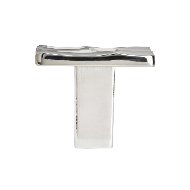 [Australia - AusPower] - Amerock | Cabinet Knob | Polished Nickel | 1-3/16 inch (30 mm) Length | Kamari | 1 Pack | Drawer Knob | Cabinet Hardware 
