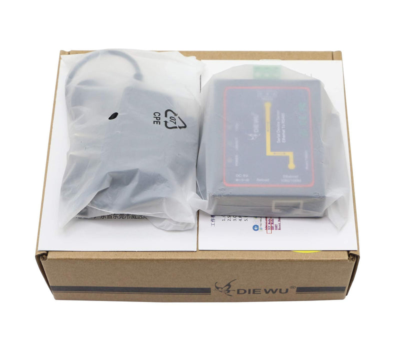 [Australia - AusPower] - CERRXIAN RS485 to Ethernet RJ45 TCP / IP Serial Device Server Converter Transparent Transmission Serial Data Communication Device Support Web Management System 