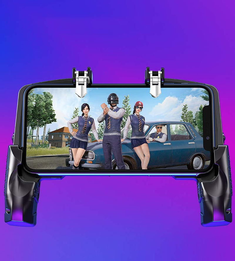 [Australia - AusPower] - Mobile Controller,Aim Keys L1R1 and Gamepad Knives Out/Rules of Survival,Cellphone Game Trigger,Battle Royale Sensitive Shoot (Mobile Game Controller M) Mobile Game Controller M 