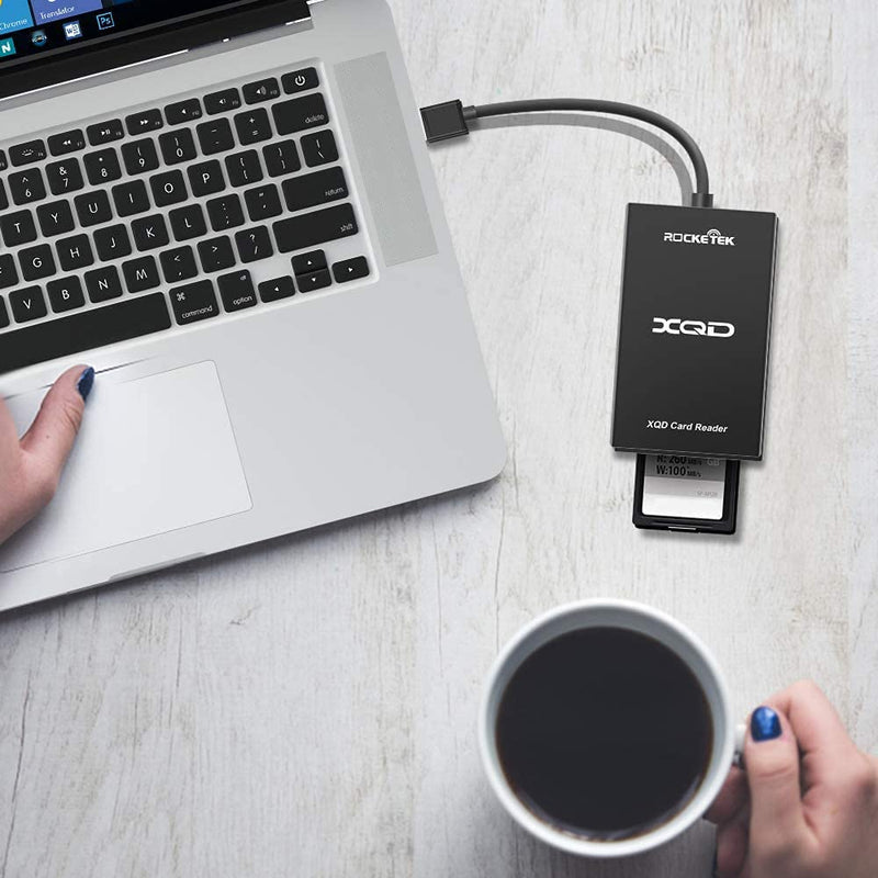 [Australia - AusPower] - XQD Card Reader, XQD Card Adapter Compatible with XQD G-Series & XQD M-Series for Windows/Mac OS. USB 3.0 XQD Memory Card Reader 