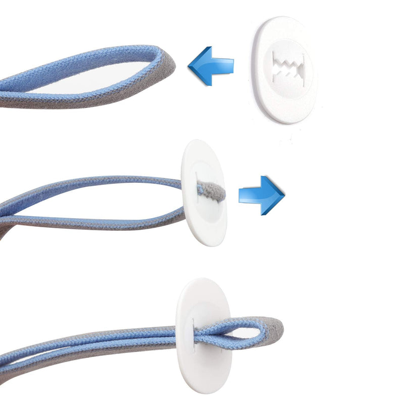 [Australia - AusPower] - Replacement Headgear for The ResMed Airfit P10 Nasal Pillow CPAP Mask. (2 Pack) Includes Free 4 Replacement Adjustment Clips. 6 Piece Set 