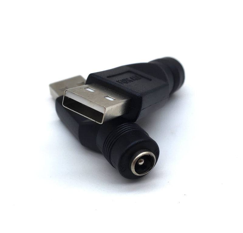 [Australia - AusPower] - USB to DC Power Adapter, Traodin USB 2.0 Male to DC 5.5mm x 2.1mm Female 5V Connector Power Charging Adapter for USB Charging Device and for Laptop PC (2Pcs) (USB M/5.5x2.1 F) USB M/5.5x2.1 F 