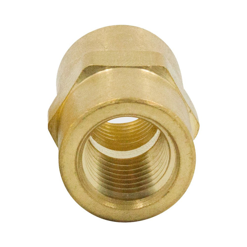 [Australia - AusPower] - Legines Brass 1/2" NPT Female × 1/2" NPT Female Coupling Coupler Hex Head Pipe Fitting 1200psi (Pack of 2) 1/2" x 1/2" NPT Female 