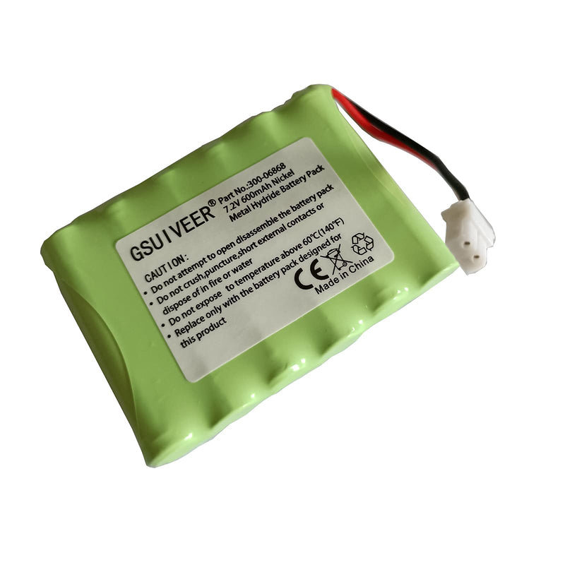 [Australia - AusPower] - GSUIVEER 300-06868 7.2V 600mAh Battery Compatible with Honeywell L5000 Panel, 8DLLKP500 8DLTSSCBASE1 8DLWLTP100 WLTP100 LKP500 Lyric Smart Peripheral Wireless Keypad TouchPad ADT 