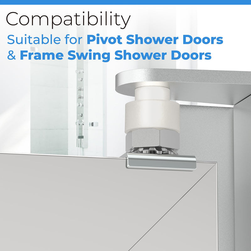 [Australia - AusPower] - PalpitateC Shower Door Nylon Pivot Bushing fit for Framed Pivot Shower Door for Shower Doors Stainless Steel Pivot Kit - 2 Pack 
