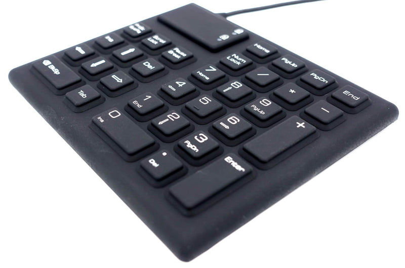 [Australia - AusPower] - DSI Portable Silicone 32 Key Numeric Keypad Rigid Waterproof KP-JH-SFR33 