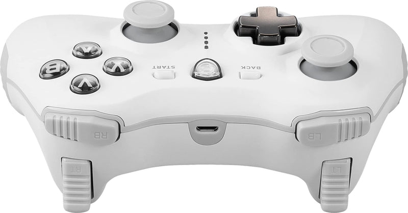 [Australia - AusPower] - MSI Force GC30V2 White Wireless Gaming Controller, Dual Vibration Motors, Dual Connection Modes, Interchangable D-Pads, Compatible with PC & Android Force GC30 V2 WHITE 