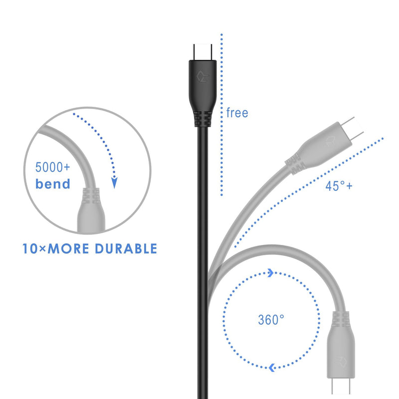 [Australia - AusPower] - Rankie USB-C to USB-A 3.0 Cable, Type C Charging and Data Transfer, 3 Feet 