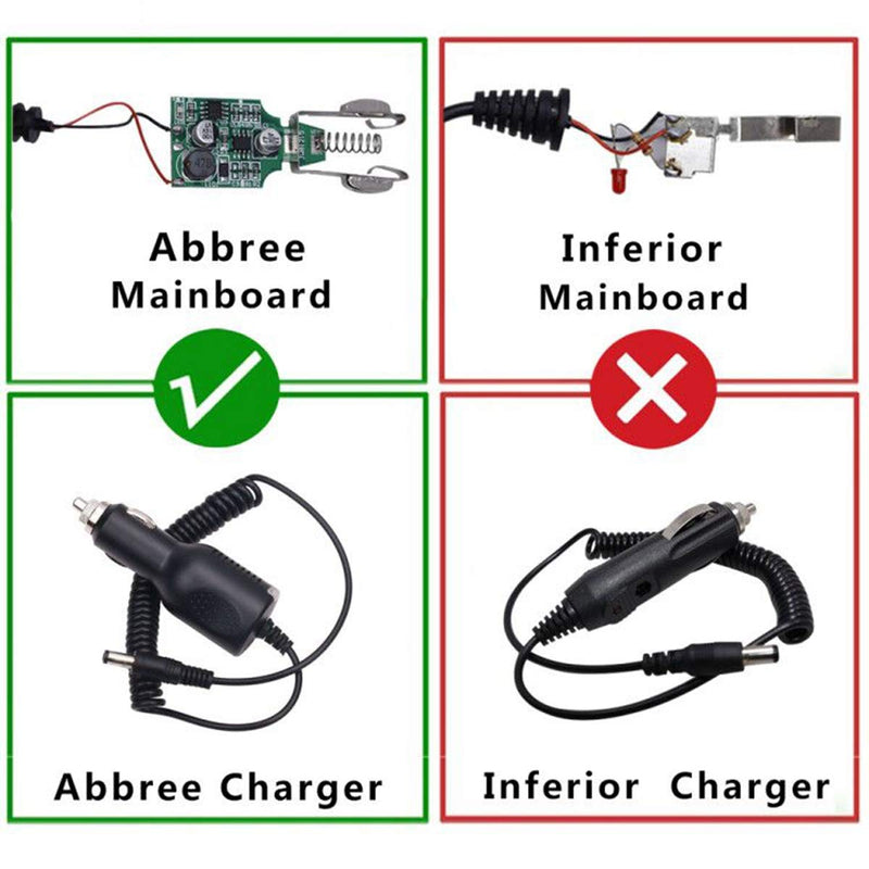 [Australia - AusPower] - BAOFENG Baofeng & ABBREE DC 12-24V Car Charge Cable Line, BTECH UV-5R,BF-F8HP, UV-82HP,UV-82,UV-5X3,GT-3,GT-3TP (CH-5, CH-8, etc. Charger Base Compatible) 