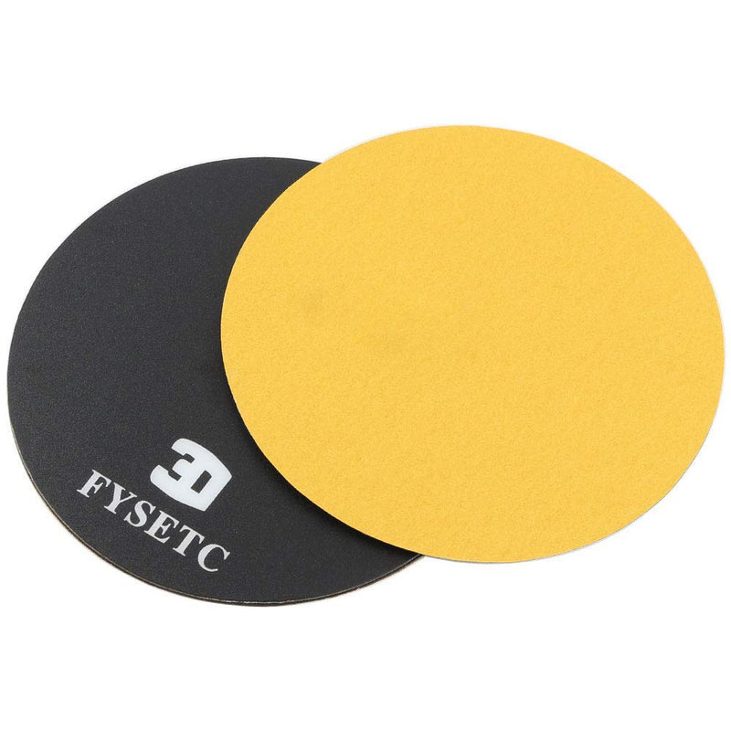 [Australia - AusPower] - FYSETC 3D Printing Build Plate 120mm Round Ultra-Flexible Removable Magnetic Bed Build Surface Hot Bed Sticker for Monoprce MP Select Mini Delta 3D Printer Part 