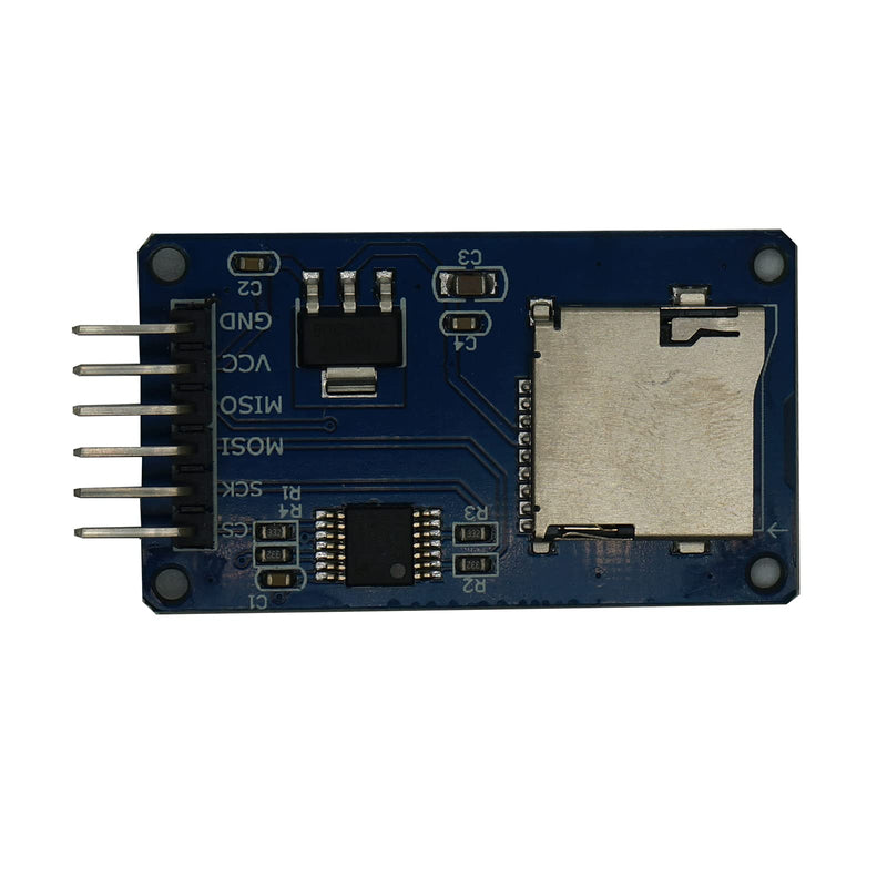[Australia - AusPower] - Ganbaremarket Micro SD TF Card Module 6 Pin SPI Interface Driver Module with Level Conversion Chip 
