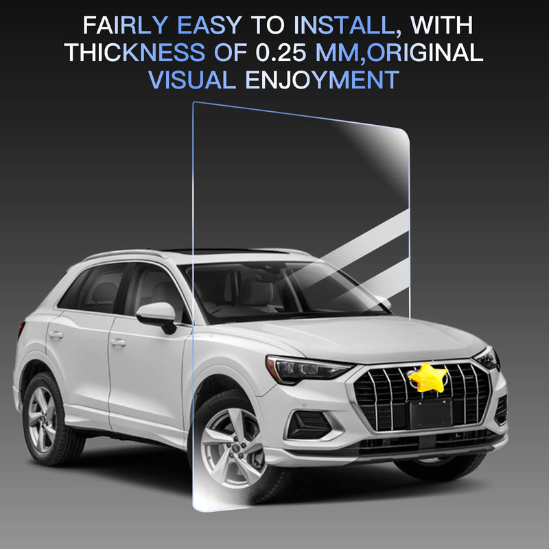 [Australia - AusPower] - ZCLINKO Glass Screen Protector for 2019+ Adui Q3 F3 MMI Accessories Infotainment Display Screen Protector Foils Tempered Glass 9H Anti-Scratch Navigation Center Control Touchscreen Protective Film(8.8 Inch) (2019 2020 2021) (Glass) 8.8 Inch 