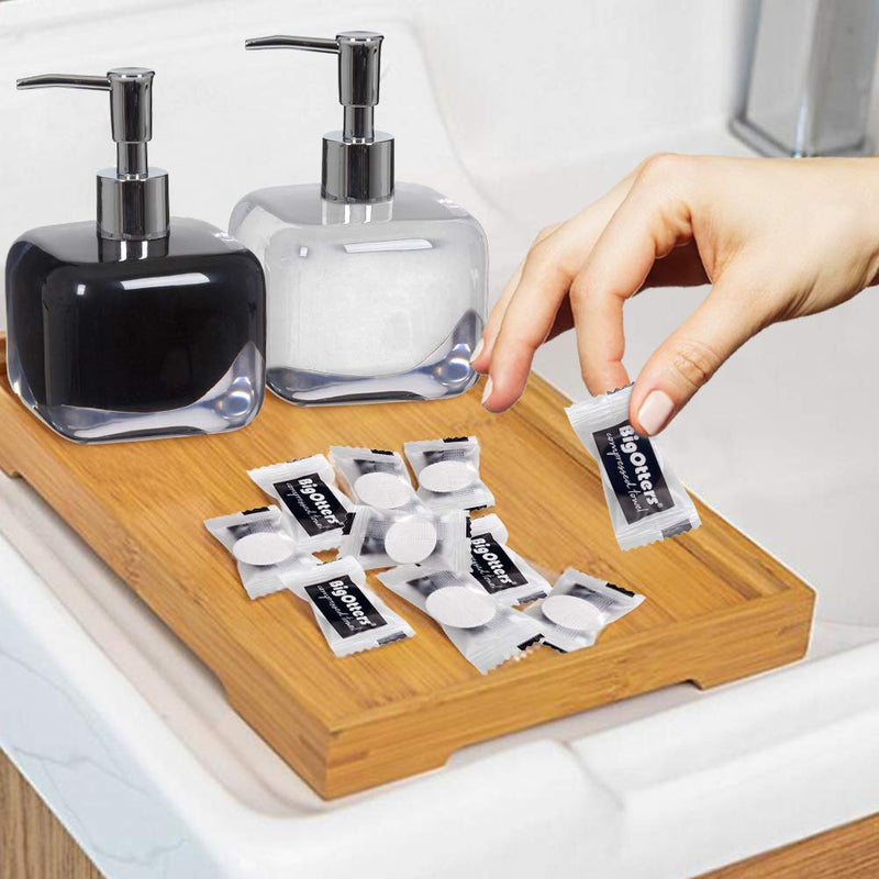 [Australia - AusPower] - BigOtters 200PCS Compressed Towels, Coin Tissues Camping Wipes Toilet Paper Tablets Portable Towels for Home Beauty and Outdoors Hiking 