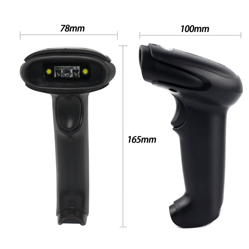 [Australia - AusPower] - Symcode Bluetooth Barcode Scanner Handheld USB CCD Cordless Barcode Reader Scanner Compatible with 2.4G Wireless & Bluetooth Function & Wired Connection with Windows, Mac,Android, iOS 