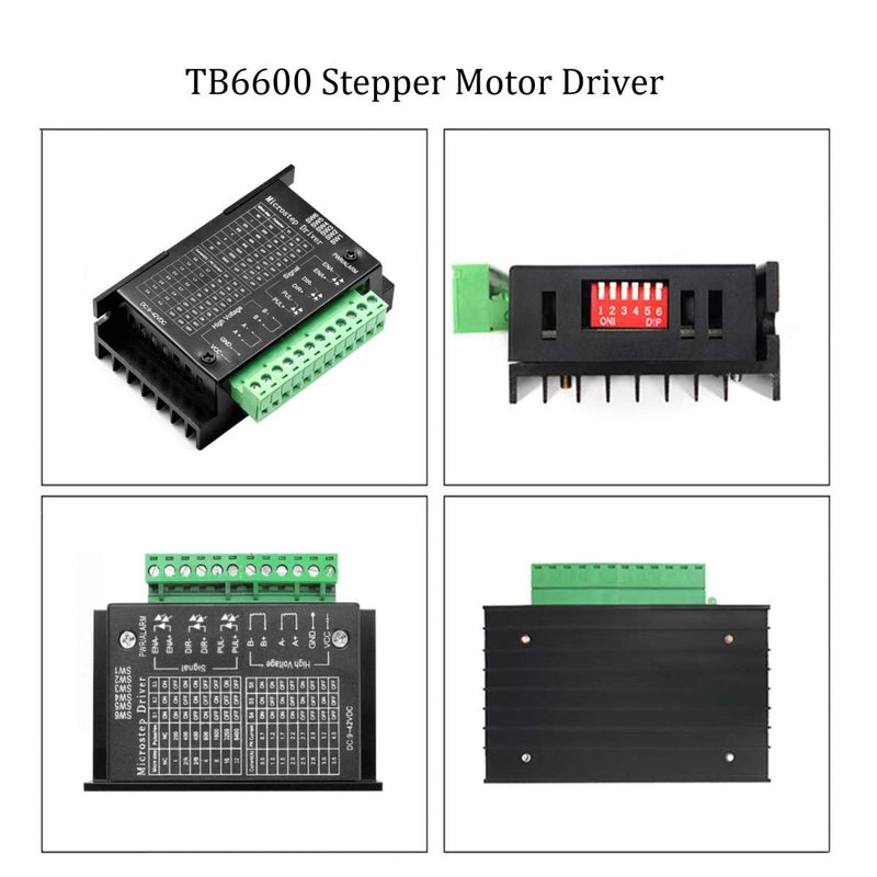 [Australia - AusPower] - DaFuRui TB6600 4A 9-42V Stepper Motor Driver CNC Controller,32 Subdivision Upgrade Nema tb6600 Single Axes Hybrid Stepper Motor for CNC 