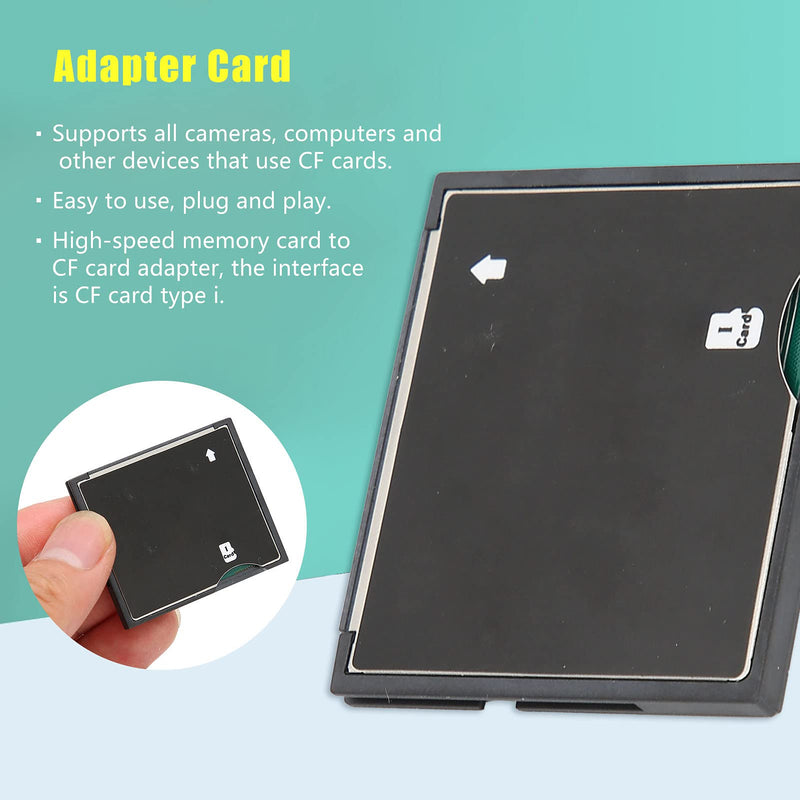[Australia - AusPower] - Memory Card to CF Card Adapter, Micro Storage Card to CF Card Adapter High Speed Camera CF Adapter Card Micro to CF Type I Card Holder(TF to CF) 
