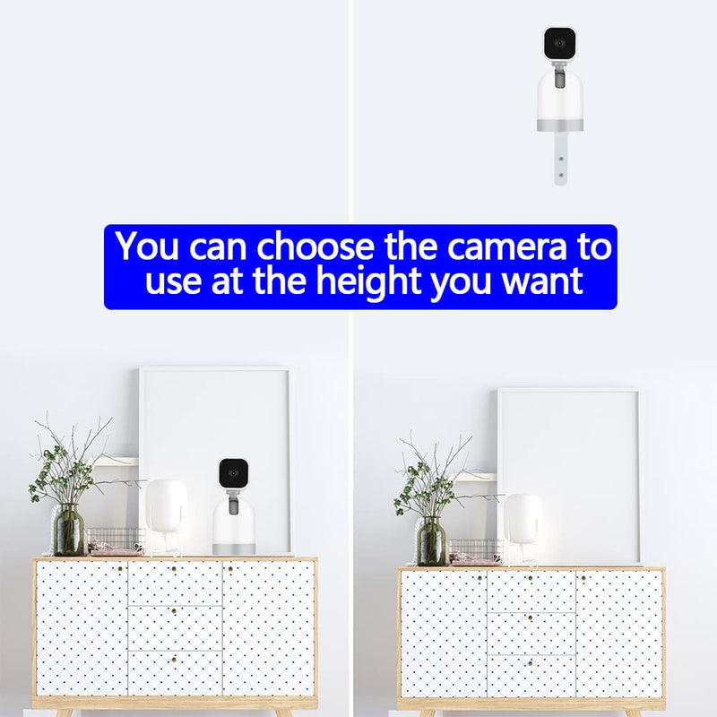 [Australia - AusPower] - OYOCAM Wall Mount for Blink Mini Pan-Tilt Camera Mount Wyze Cam Pan V3, Metal Wall Mount Bracket Holder Provide Better Viewing Angles for Walls Ceilings Home Apartment Office Indoor, Easy to Install 