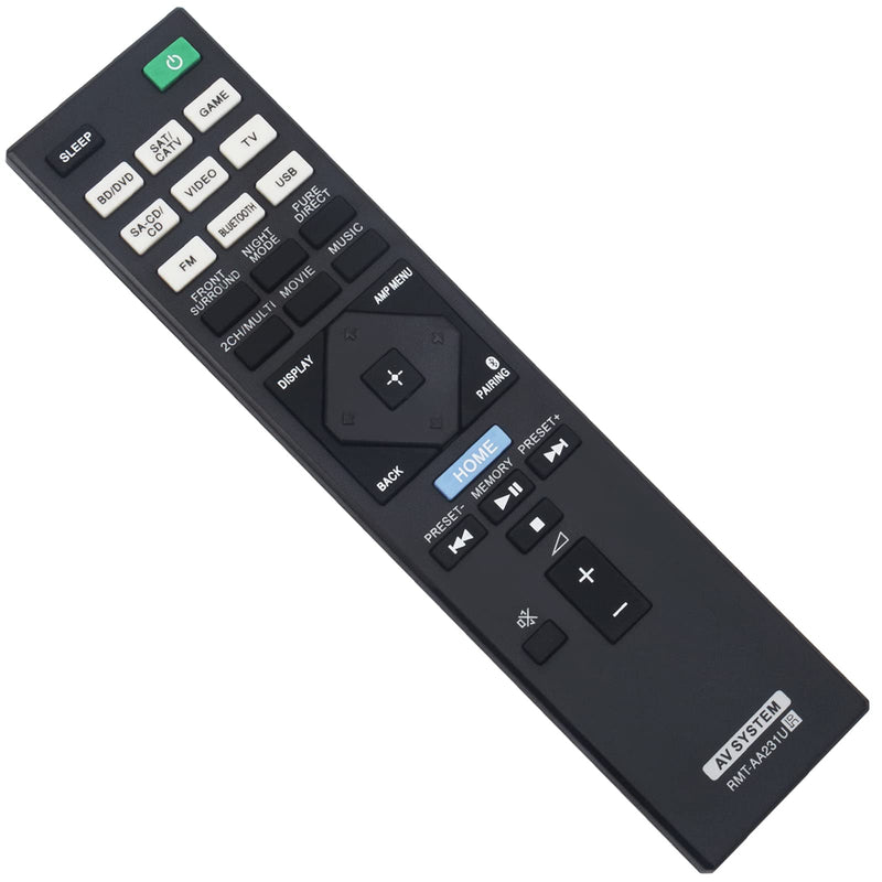 [Australia - AusPower] - RMT-AA231U New Replace Remote Control fit for Sony 7.2ch Home Theater AV Receiver STR-DH770 STRDH770 