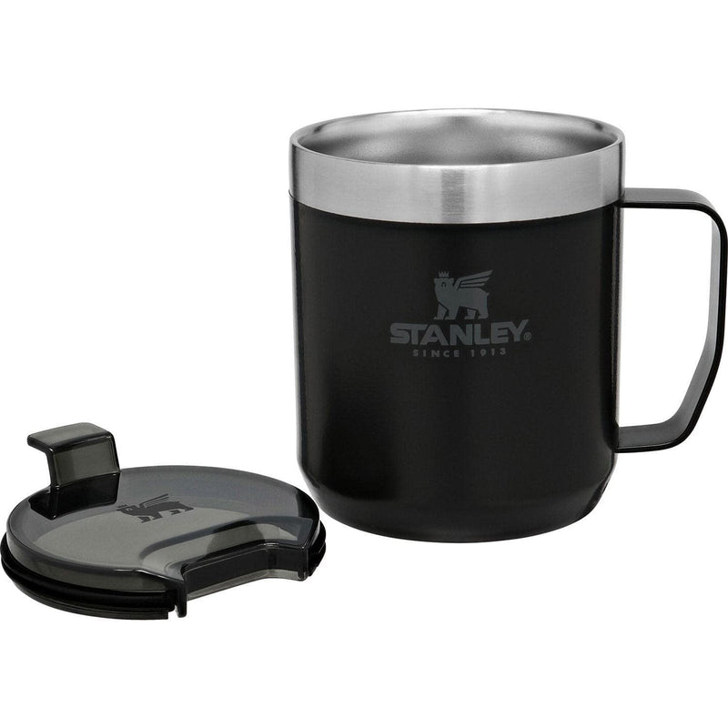 [Australia - AusPower] - Stanley Legendary Camp Mug, 12oz, Stainless Steel Vacuum Insulated Coffee Mug with Drink-Thru Lid (Green/Matte Black) Green/Matte Black 