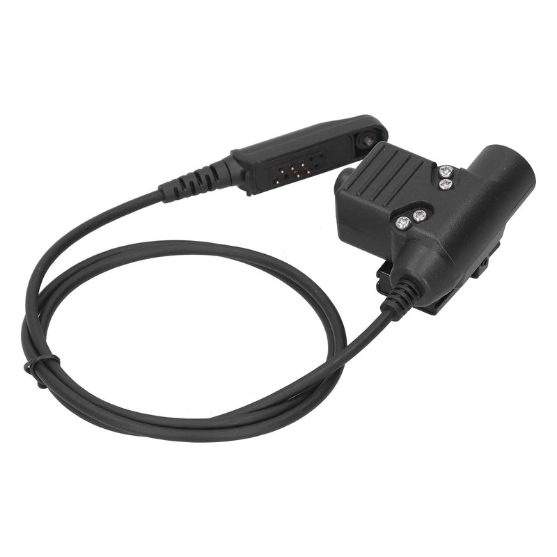 [Australia - AusPower] - PUSOKEI 3.3ft U94 PTT Cable Plug Headset Waterproof Earpiece Adapter for UV‑9R/UV‑9RPLUS/UV‑XS Two Way Radio Walkie Talkie 