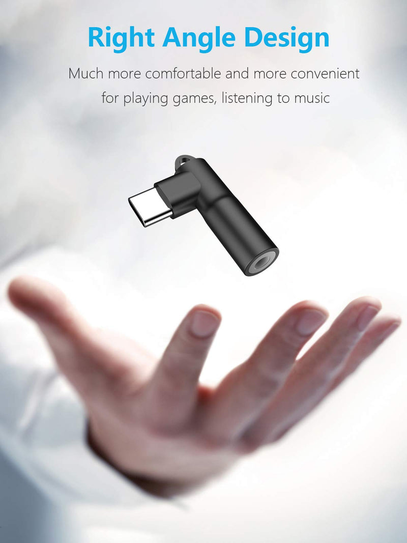 [Australia - AusPower] - Mangotek USB C to 3.5mm Audio Adapter, USB Type C to Aux 3.5mm Female Headphones Jack Adapter USBC Android Dongle Compatible with Samsung Galaxy S21 Ultra S20 Pixel Oneplus Google Note 20 iPad Pro Black 
