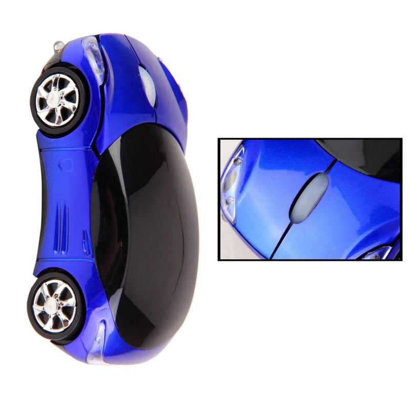 [Australia - AusPower] - WXG Mini car Shape Mouse - 2.4GHz 1600DPI Wireless Mouse with USB Receiver Tablet Laptop Desktop Computer Mouse 