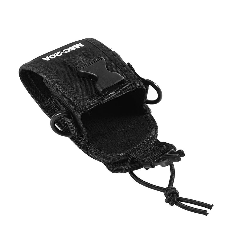 [Australia - AusPower] - Zerone Universal Walkie Talkie Nylon Belt Case Bag with Adjustable Shoulder Strap Two Way Radio Holder Holster Case MSC-20A for Kenwood/Motorola/ HYT Two-Way Radio 