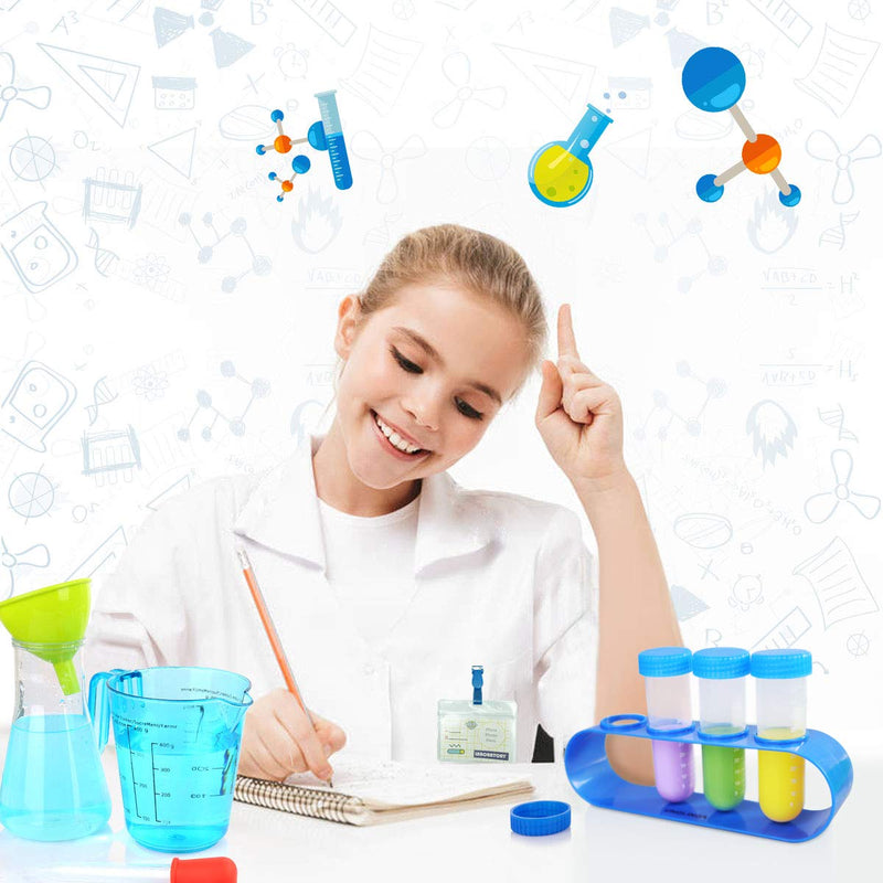 [Australia - AusPower] - UNGLINGA Kids Science Experiment Kit with Lab Coat Scientist Costume Dress Up and Role Play Toys Gift for Boys Girls Kids Age 5 - 11 Christmas Birthday Party Science kit with lab coat 