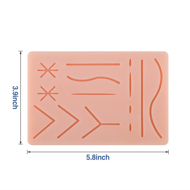 [Australia - AusPower] - Ultrassist Suture Practice Kit for Medical and Vet Students, Startup Suture Kit Including Silicone Pad with Durable Mesh, Suturing Tools, for Suture Curriculum Practice (Education Use Only) 