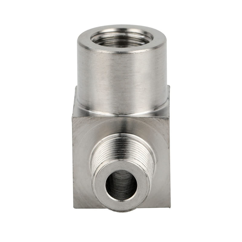 [Australia - AusPower] - Metalwork 304 Stainless Steel Pipe Fitting, Street Tee, Male Run Tee, 1/2" NPT Male x 1/2" NPT Female x 1/2" NPT Female, 1 Pc 