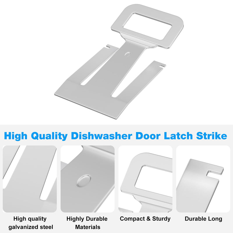 [Australia - AusPower] - WP8580309 Dishwasher Door Latch Strike FOR Whirlpool Kenmore Dishwasher 8580309,8269111,1181203,AH1156352,EA1156352,PS1156352 