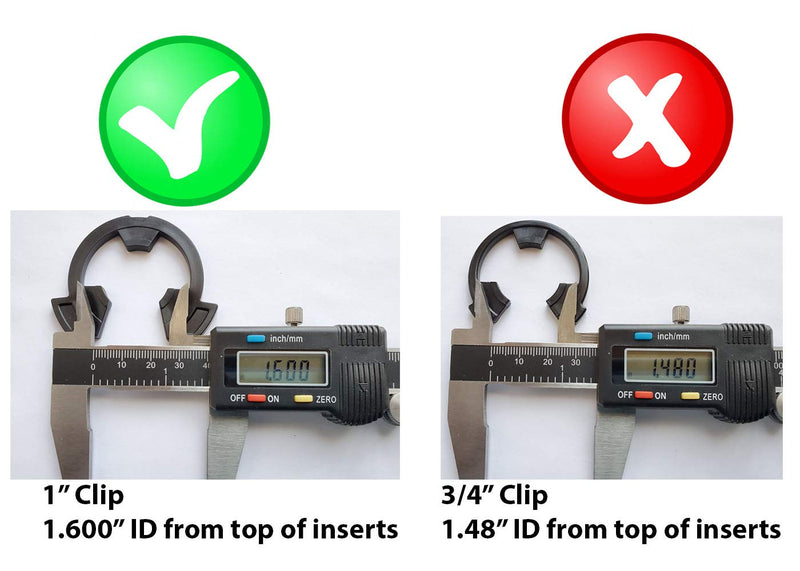 [Australia - AusPower] - 1" Water Softener Clips and Orings 7337589 and 7170262 (4 of each) 