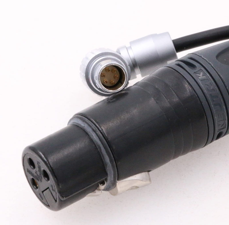 [Australia - AusPower] - ZBLZGP 3 Pin XLR Female to Right Angle 0B 6 Pin Male Audio Cable for ARRI Alexa Mini LF Camera 