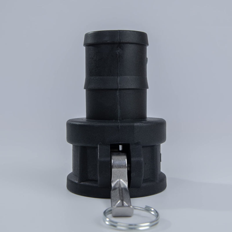 [Australia - AusPower] - Quafwia 1 PC Poly Camlock Fittings 2" Cam lock Hose Fittings Standard Type C 2" Female Coupler x 2" Hose End With Camlock Gasket Inside Camlock Fittings Poly 